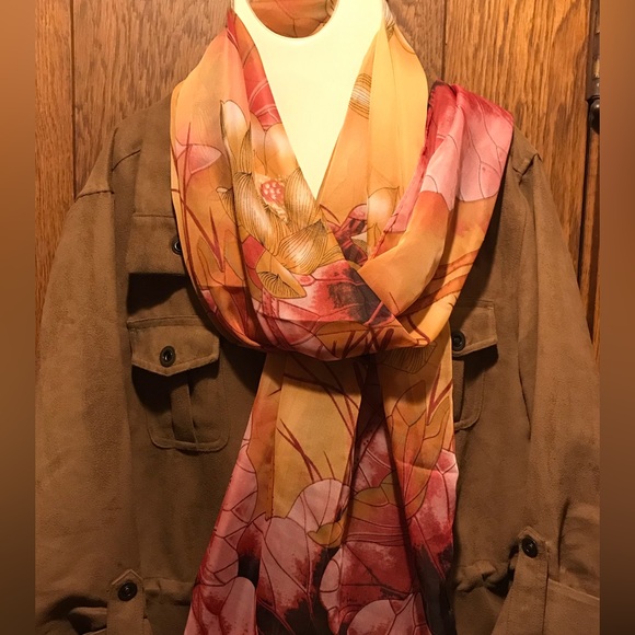 NEW! Chiffon Scarf - Picture 6 of 6